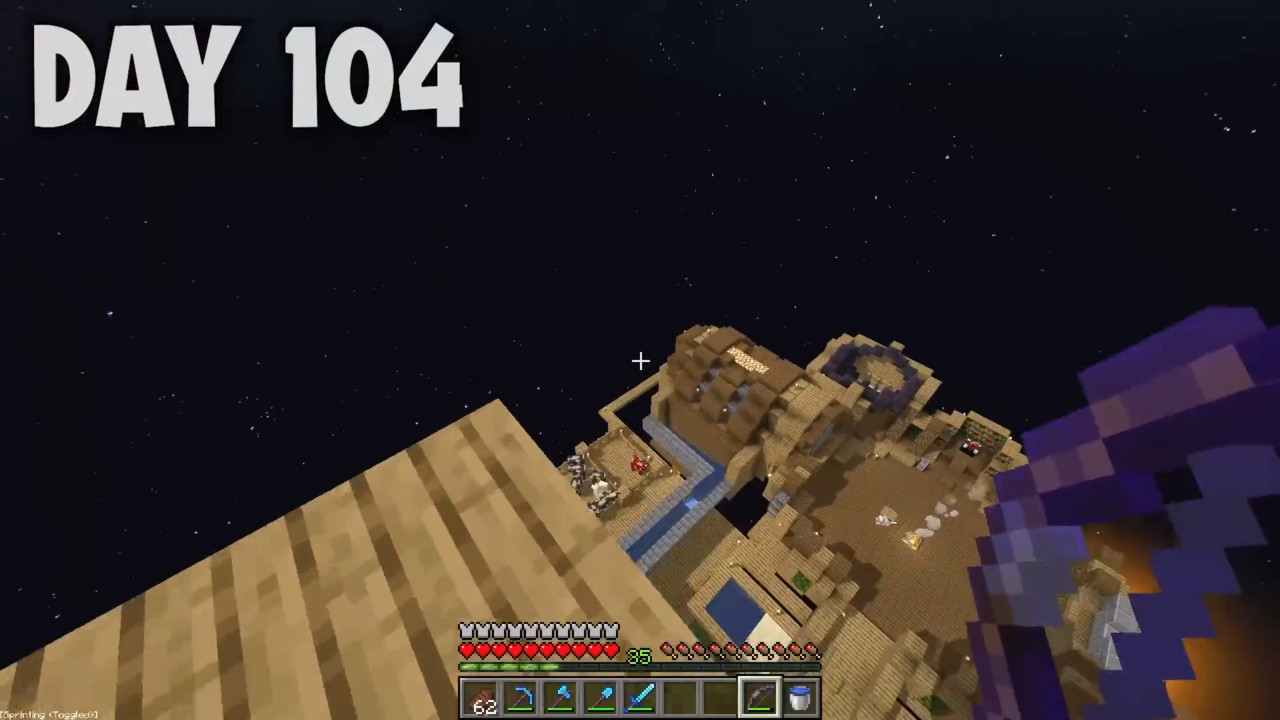 I Spent 200 Days in ONE BLOCK Minecraft... Here's What Happened ...