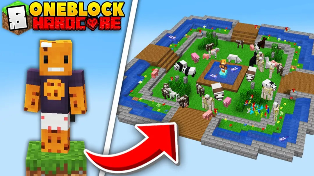 The ONE BLOCK SERIES RETURNS in Minecraft Hardcore - Ep 8 - aCookieGod ...