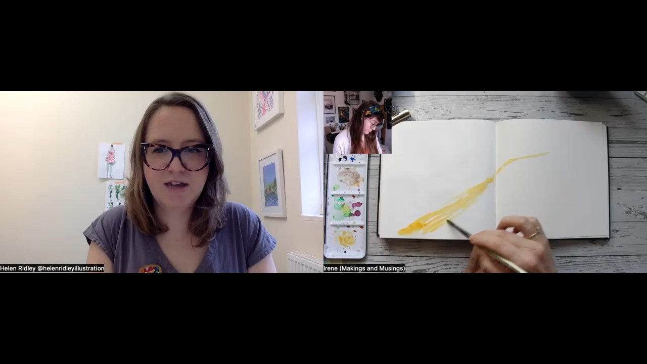 21. Makings and Musings Podcast ★ Live Illustrator and Watercolour ...