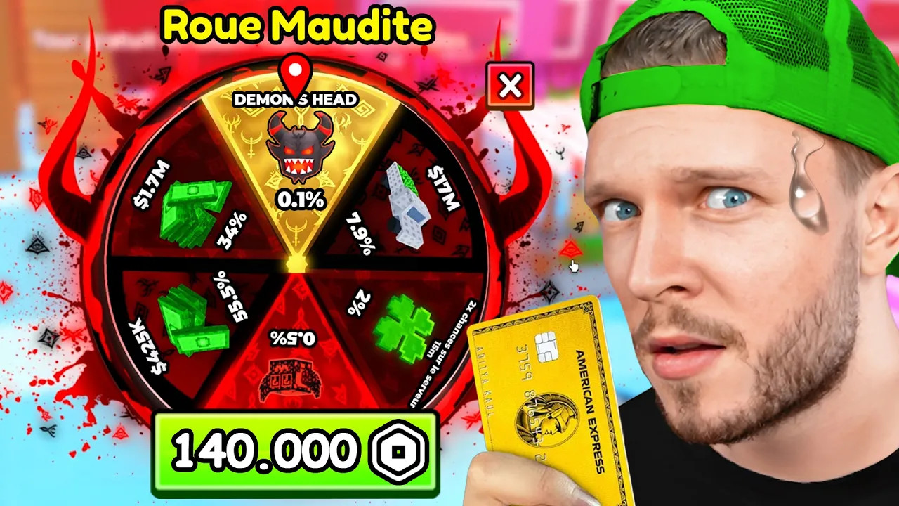 J’ai Dépensé 140,000 Robux dans cette Roue Maudite ! - Unchained sur ...