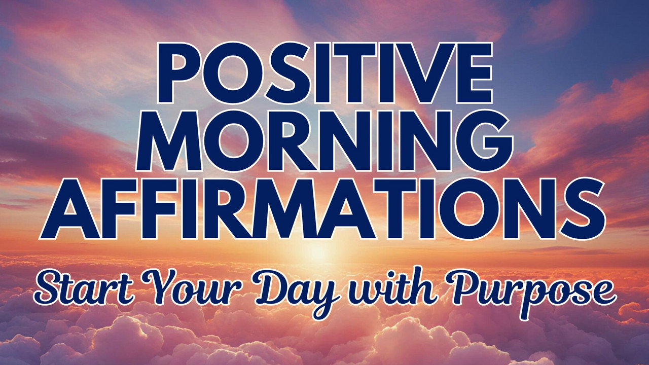 Positive MORNING GRATITUDE affirmations Start Your Day with PURPOSE ...