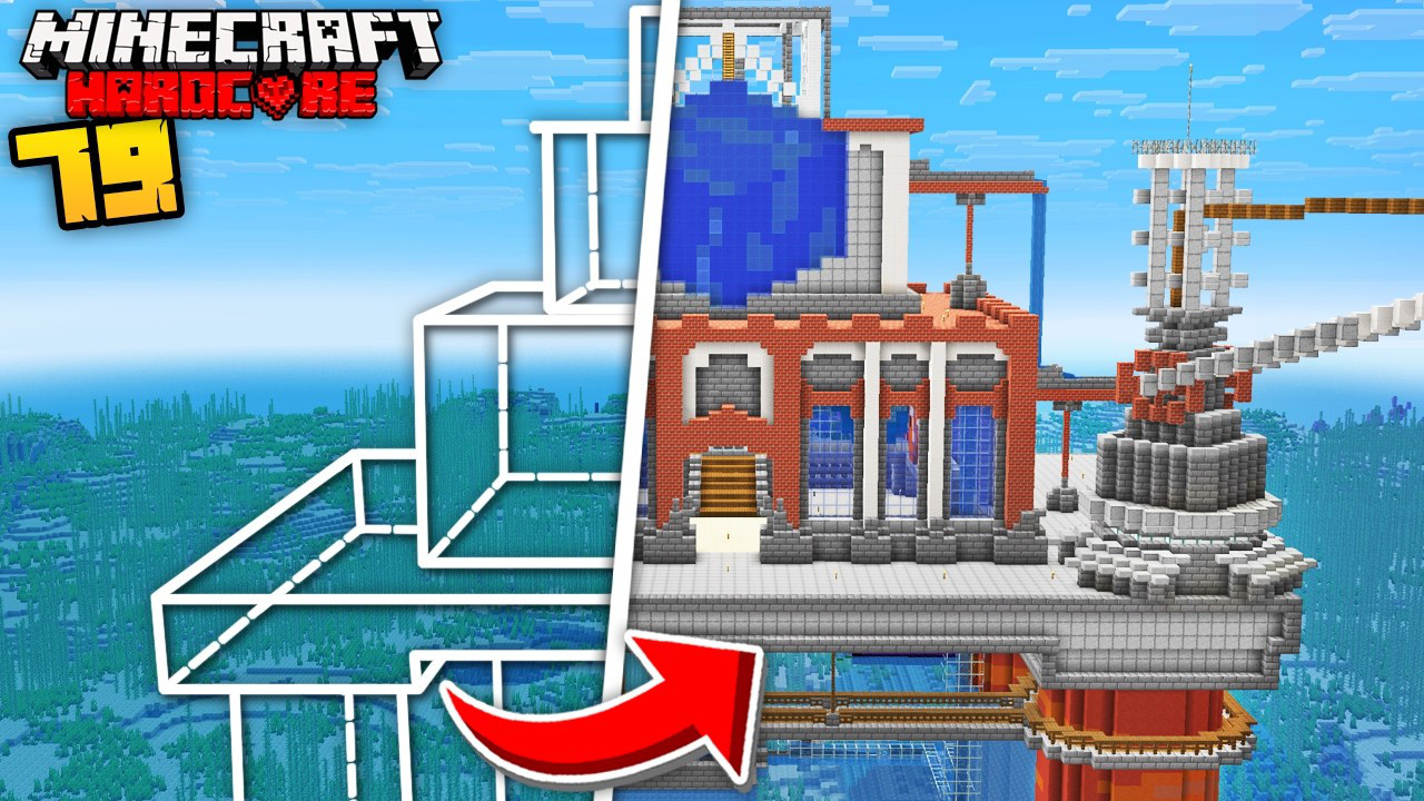 I Built an OCEAN FACTORY in Minecraft Hardcore - aCookieGod | Podcast ...